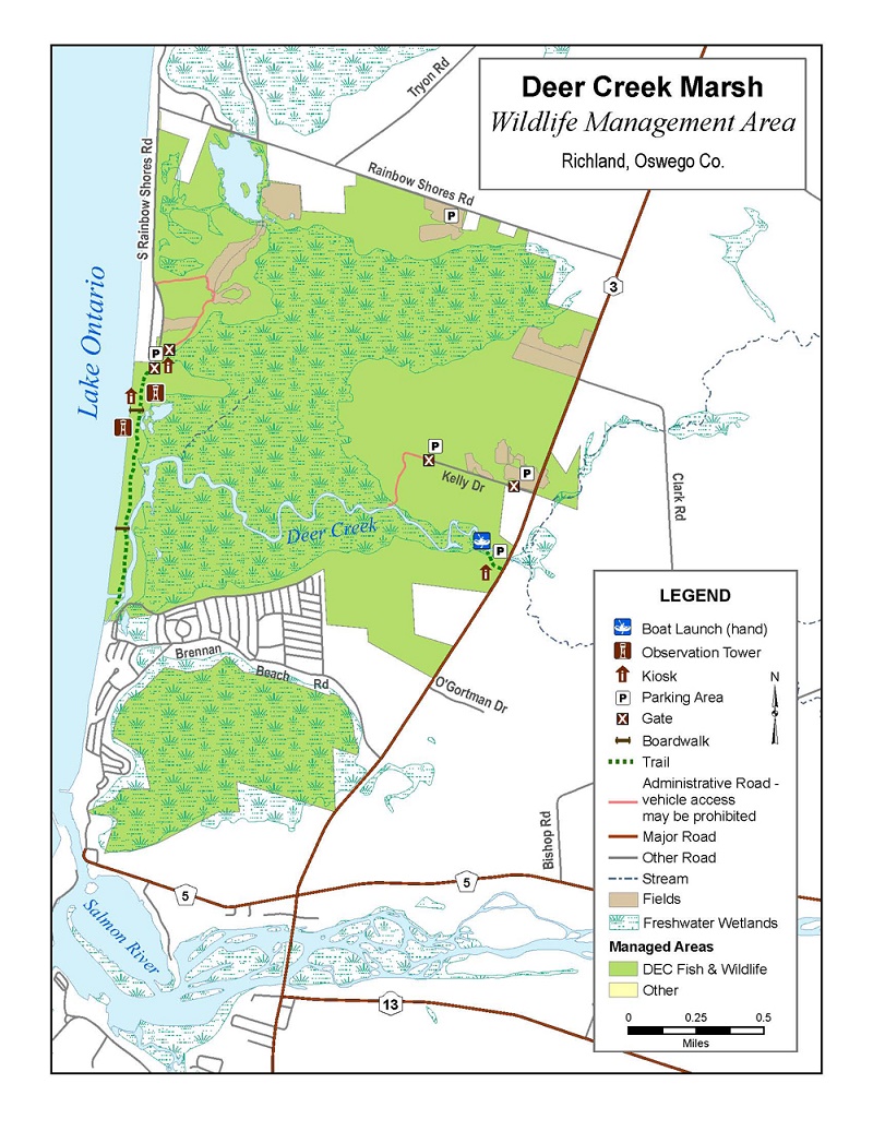 Deer Creek Marsh Wildlife Management Area Map